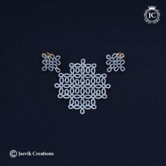 Trending Kolam Pendent Set Medium Size - JCPT140