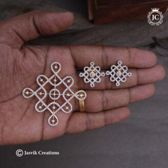 143 Kambi-Kolam-Pendent-Set—950- JCPT143 -(5)
