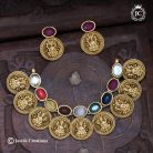 154 Premium antique navaratna kasu dollar -JCPT154 -799rs (2)