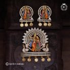 156 Premium meenakari radha krishna dollar set -JCPT156 - 1299 (2)