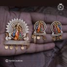 156 Premium meenakari radha krishna dollar set -JCPT156 - 1299 (3)