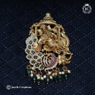 163 Vinayagar with peacock dollar JCPT163 -750 (7)