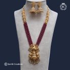 232 Matte Finish Crystal LAkshmi Haram -JCHM232- 750 (3)