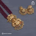 232 Matte Finish Crystal LAkshmi Haram -JCHM232- 750 (5)