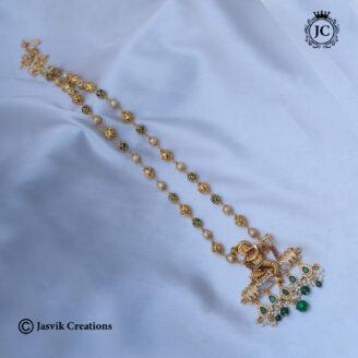 Krishnar-Antique-Finish-Ball-Haram - JCHM233