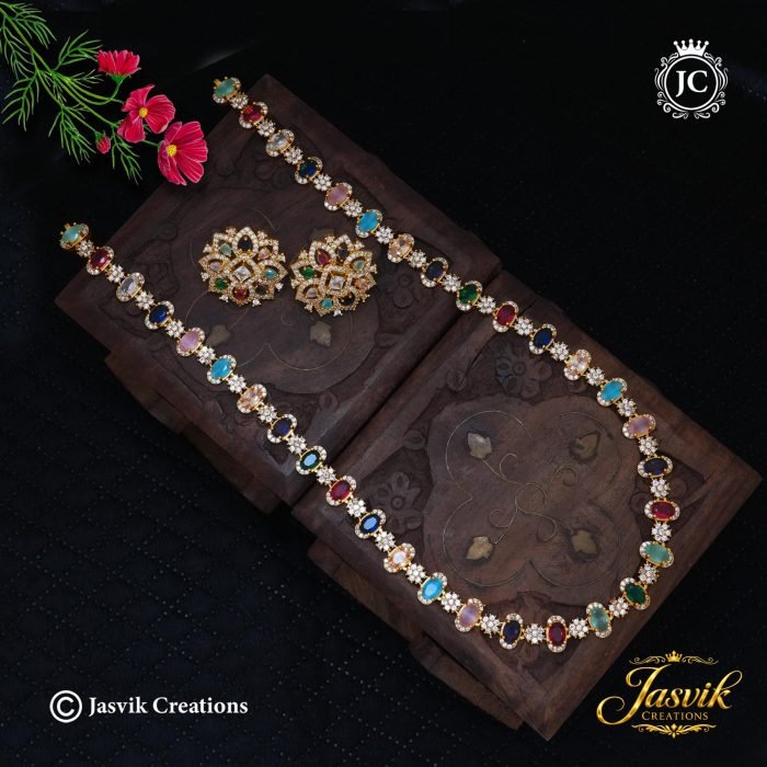 235 Premium navaratna haraam 1299 (4) -JCHM235
