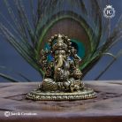 26 BRass Base Black Metal Ganesha- JCVU026 -450 (2)