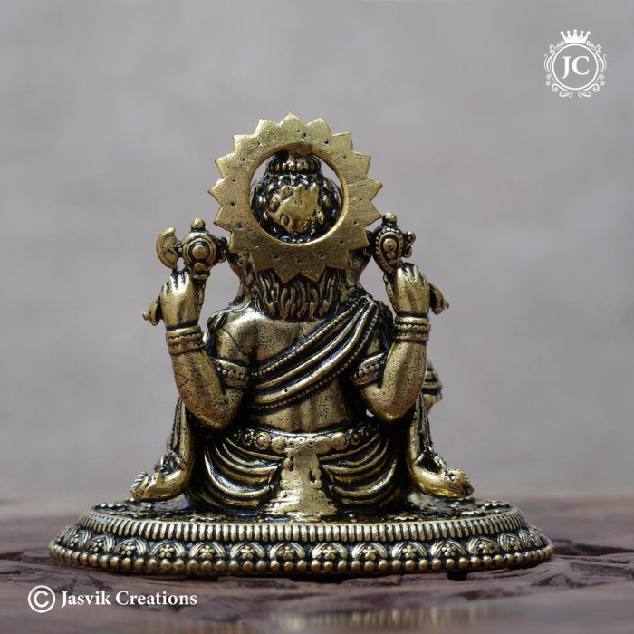 26 BRass Base Black Metal Ganesha- JCVU026 -450 (5)