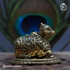 33 Brass Base Black Metal Nandhi - JCVU033-299 (4)