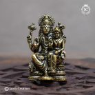 34 Brass Base Black Metal Narashimar- JCVU034 - 199