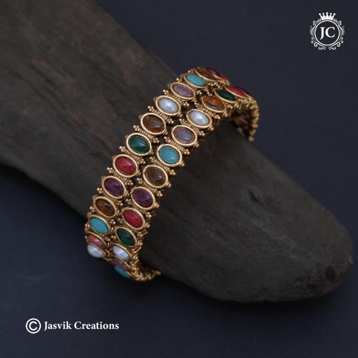 348 Matte Finish Navarathna BAngle -JCBN348- 199 (3)