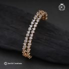 359 Diamond Look AD Bangle-JCBN359- 350