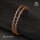 360 Diamond Look Gold Finish AD Bangle -JCBN360- 350 (2)