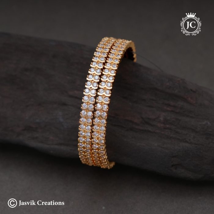 364 Microplated AD Bangle -JCBN364 - 599 (2)