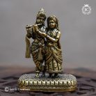 37 Brass Base Black Metal Radhai Krishna - JCVU037 - 250 (2)