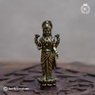 38 Brass Base Black Metal Saraswathi Mini - JCVU038 - 150 (3)