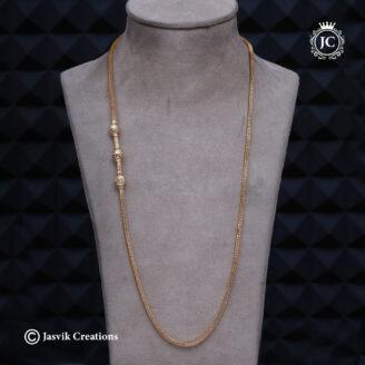 Thick Big Ball Mugappu chain - JCCH721