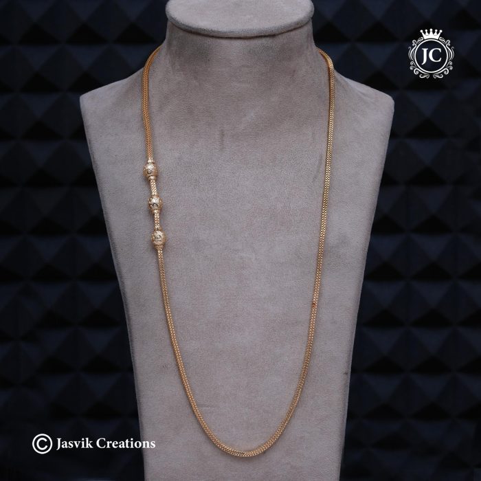 721 Thick Big Ball Mugappu chain - 24 650 30 750 (2) - JCCH721