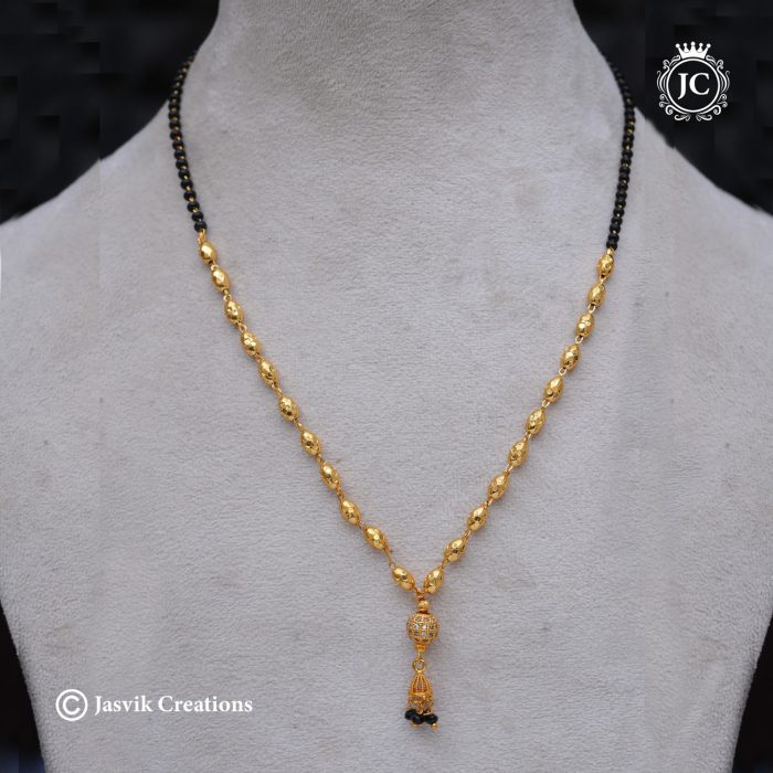 734 Gold Ball with black Beads chain -JCCH734- 199 (5) 734 Gold Ball with black Beads chain -JCCH734- 199 (5)