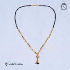 734 Gold Ball with black Beads chain -JCCH734- 199 (6)