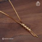 735 Microplated Spiral Short Chain-JCCH735 -299 (4)