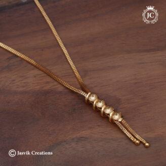 735 Microplated Spiral Short Chain-JCCH735 -299 (4)