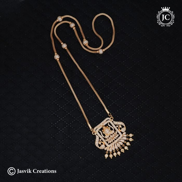741 Ad Lashmi Dollar with AD( Full White) Ball Chain 24 Only 1099 (1) -JCCH741 741 Ad Lashmi Dollar with AD( Full White) Ball Chain 24 Only 1099 (1) -JCCH741