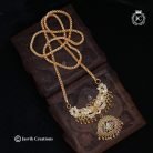 749 Peacock Rani Haram Dollar Chain( Multi) - 1250 30 Only (3) -JCCH749