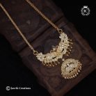 750 Peacock Rani Haram Dollar Chain - 1250 30 Only (5) -JCCH750