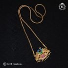 751 Peacock with Enamel Dollar Chain -JCCH751 - 750 850