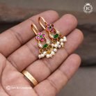 762 Real Kemp Bugudi Ear Ring-JCER762 - 650 (3)