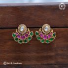 763 Jadau Kundan bali Stud -JCER763 -599 (4)