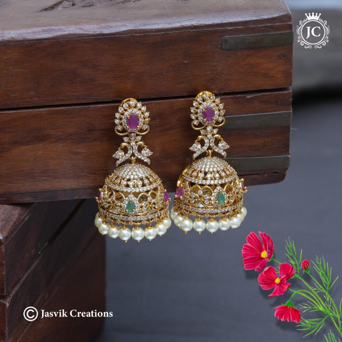 764 PRe,ium Qual;ity Jhumka-JCER764 - 499 (2)