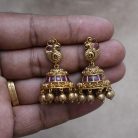 766 PRemium Antique PEacock Jhumka-JCER766 - 650 (3)