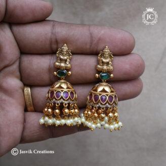 769 PRemium Quality Kemp Lakhsmi Jhumka- JCER769 – 599 (3)