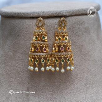 771 Trendy Layer Jhumka-JCER771 – 450 (3)