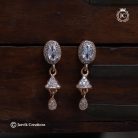 772 Rose Gold Ear Rings-JCER772 - 140