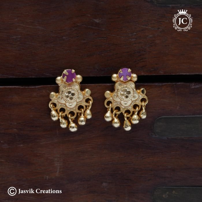 783 Micorplated kid earring--JCER783 120 (4)