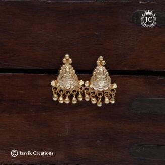Premium Lakshmi Temple Kids Drop Earrings - JCER784