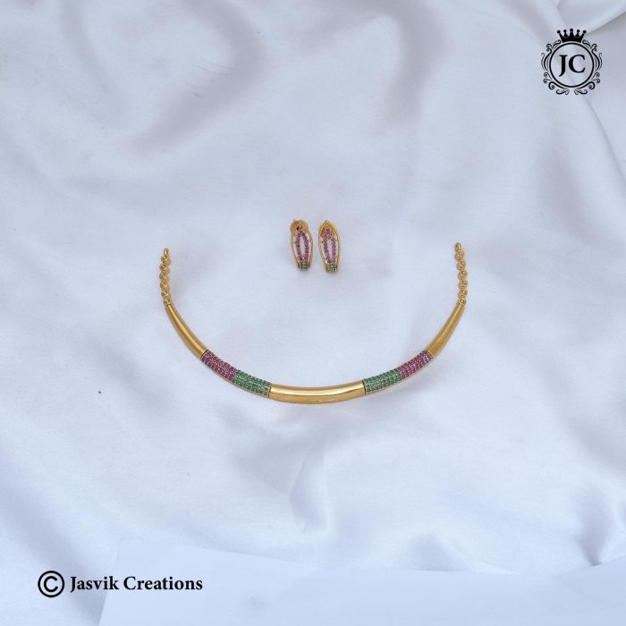 848 Asley Model Necklace with Back Chain - JCNL848 - 350 (3)