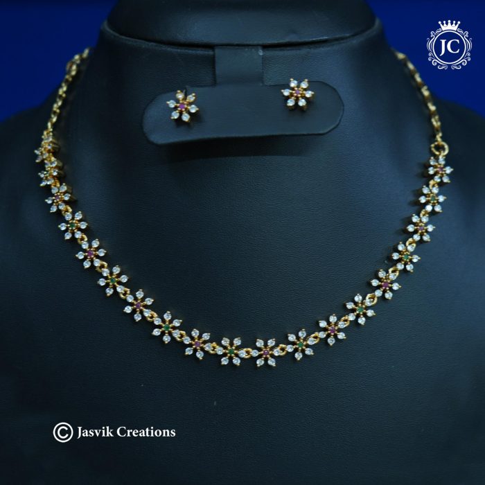 864 Microplated-Star-NEcklace----Multi- JCNL864--550-(4)