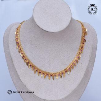 869 Kerala Elaki Necklace with Stone -JCNL869-650 (3)