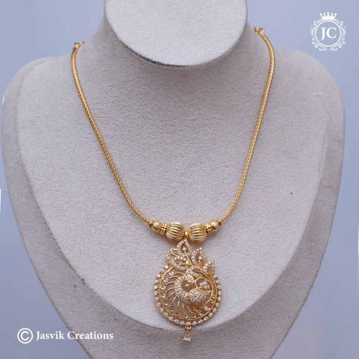 872 Microplated AD Peacock Necklace -JCNL872 -650 (4) 872 Microplated AD Peacock Necklace -JCNL872 -650 (4)