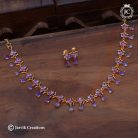 873 Microplated Lavender Necklace-JCNL873 - 599 (3)