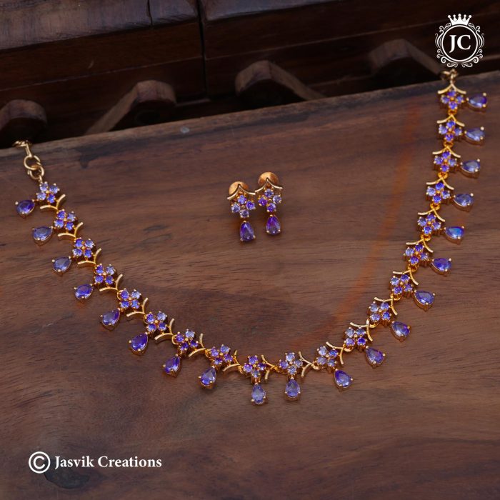 873 Microplated Lavender Necklace-JCNL873 - 599 (3) 873 Microplated Lavender Necklace-JCNL873 - 599 (3)