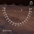 879 Microplated White Stone NEcklace - JCNL879 -599 (2)