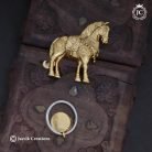 Brass horse sarvani badge 999 (5)