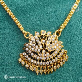 Impon Dollar with Micro Plated Chain - JCCH716 - 30 Inch