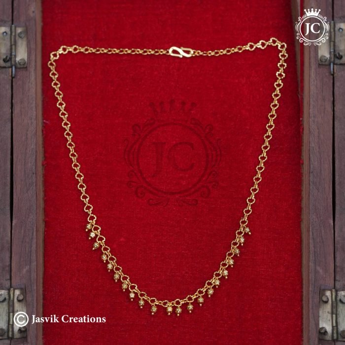 Real Gold Replica Simple Gold NEcklace - 450 (1)