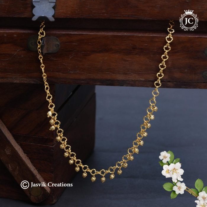Real Gold Replica Simple Gold NEcklace - 450 (2)